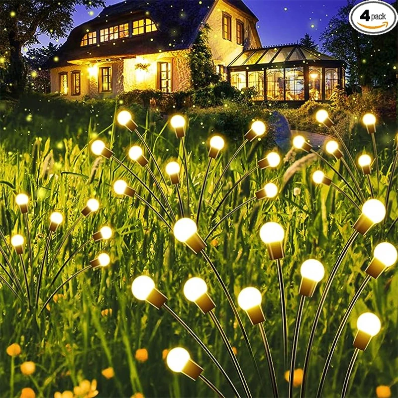 

Solar Garden Lights - Solar Swaying Light, Solar Outdoor Lights, Solar Garden Decorative Lights Yard Patio Pathway Decoration