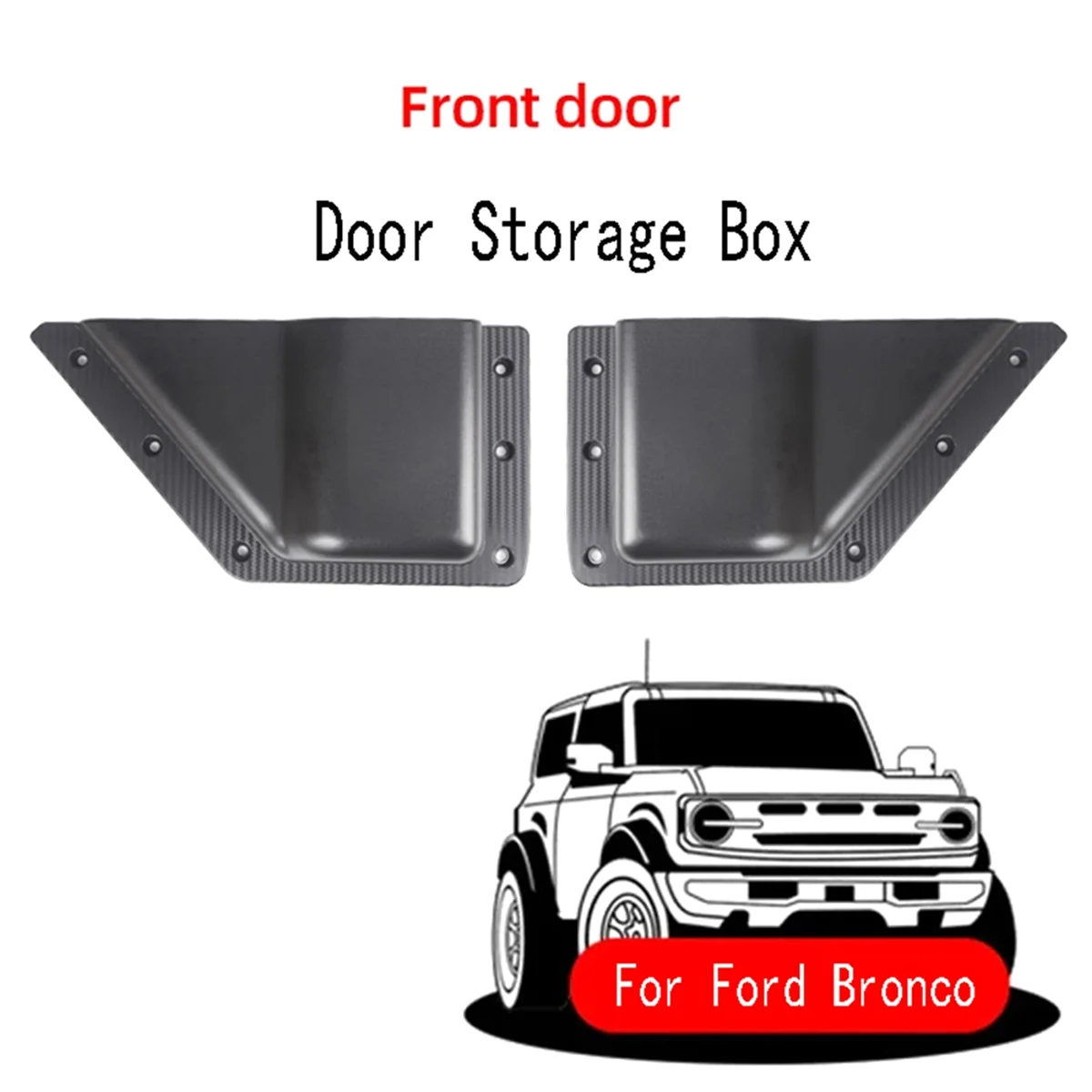 Автомобильные аксессуары для Ford Bronco 2019 2022 2/4 дверь передняя карман ящик хранения