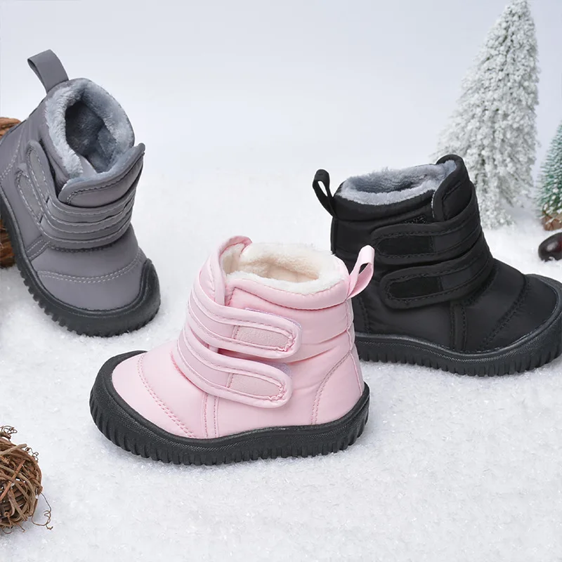 

Зимние новые детские зимние ботинки, повседневная хлопковая обувь, мягкая подошва, теплые хлопковые ботинки для мальчиков и девочек, 방화 화 ...