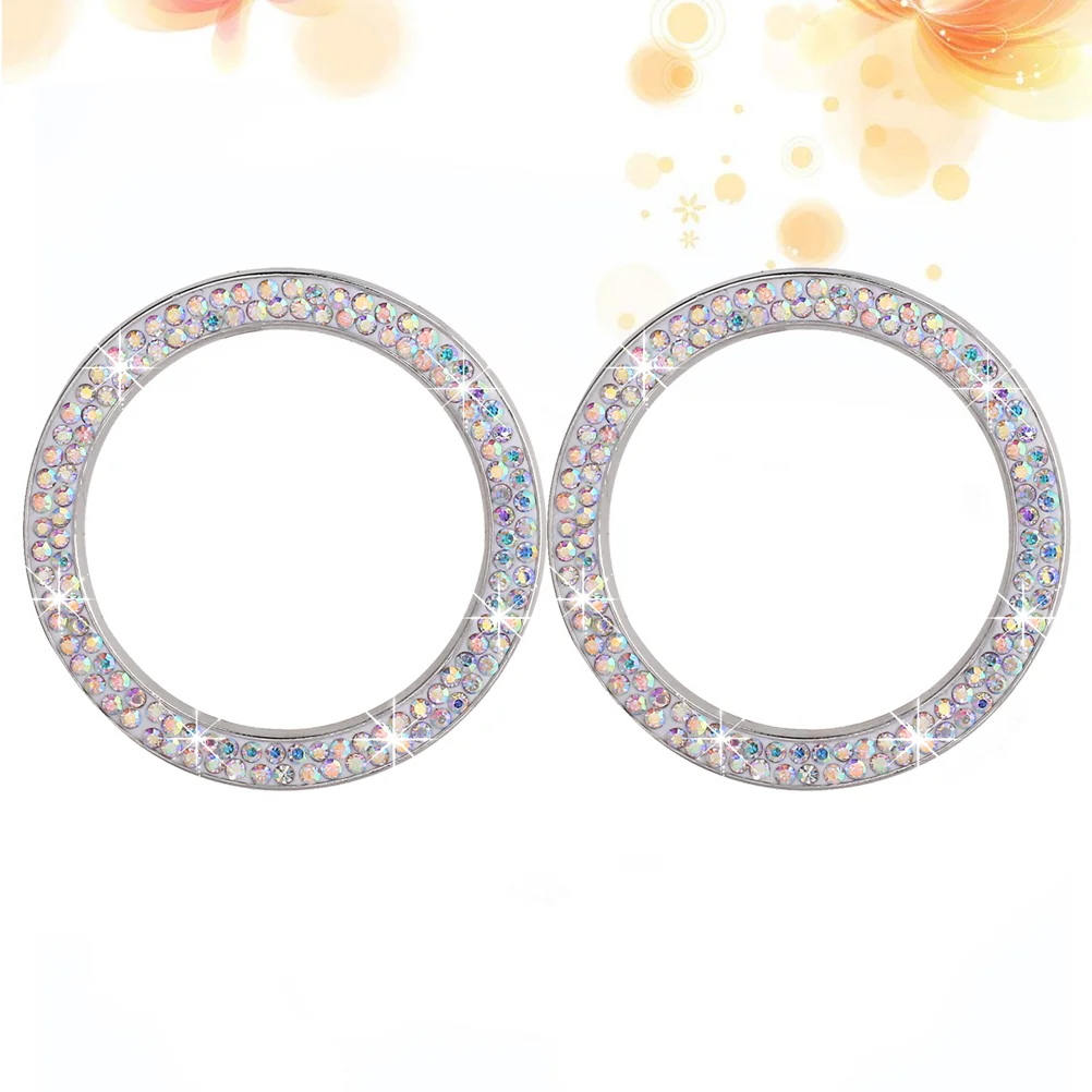 

Car Start Button Bling Car Emblem Sticker Rhinestone Engine Key Ring Rhinestone Car Decals Car Bling Decals