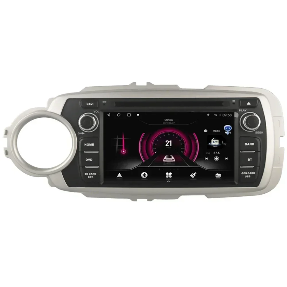 Автомобиль Android для Toyota Yaris 2012 2013 20014 2015 2016 17-2050 GPS-навигация DSP Carplay 5G WIFI BT 2 Din