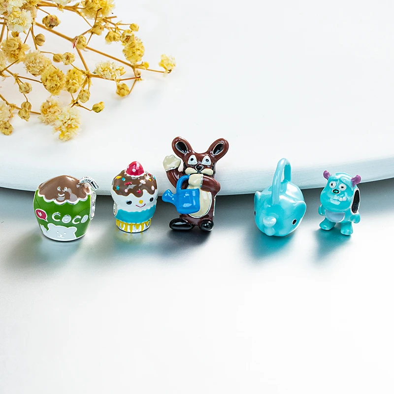 

Exquisite new product s925 Sterling Silver Cartoon Doll Beaded Fit original Pandora Charm Beaded DIY bracelet women jewelry