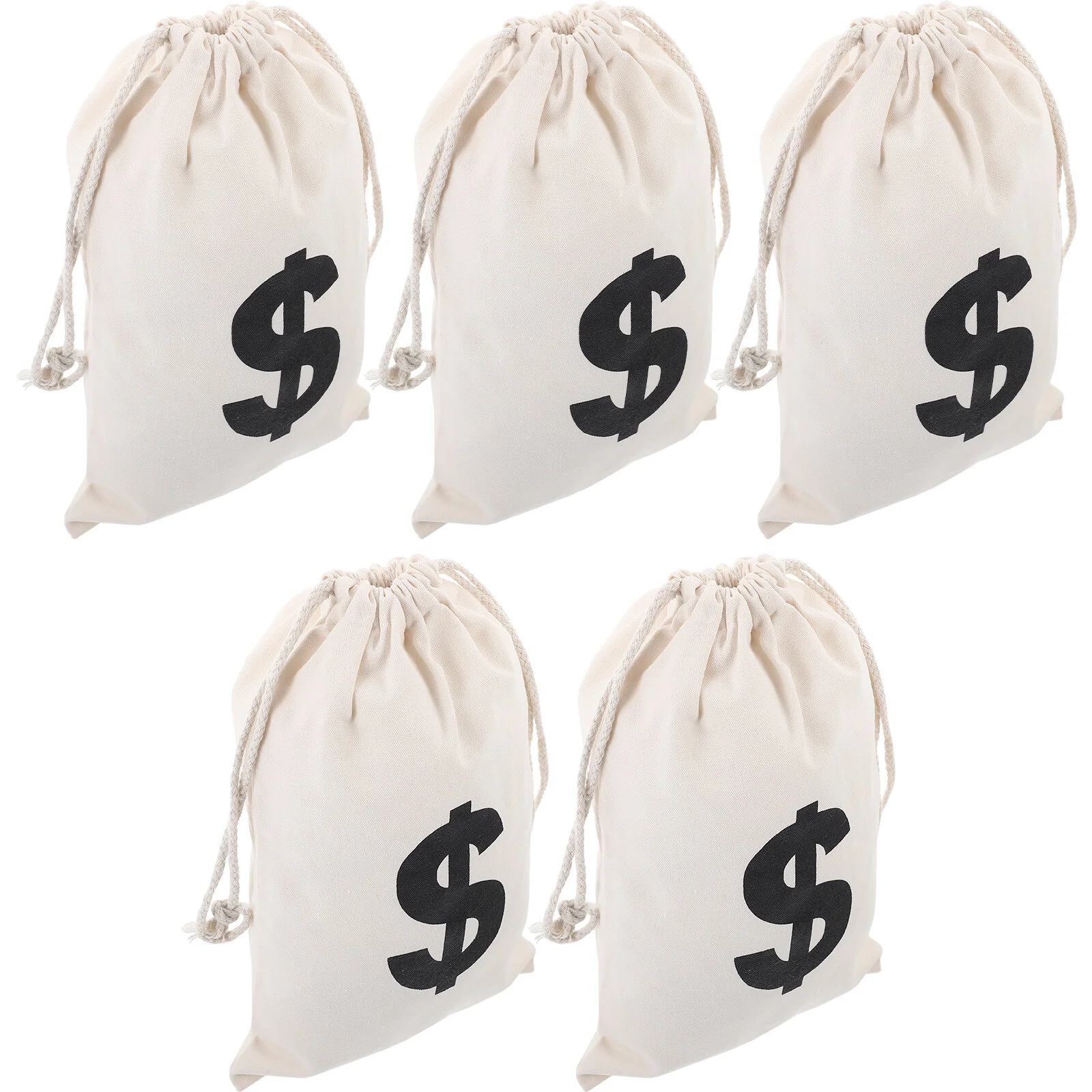 

Decorations Small Jewelry Pouches Canvas Drawstring Money Sign Bags Gift Theme Party