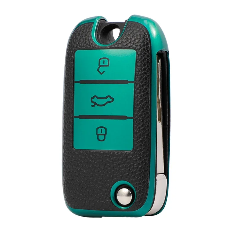 Для Roewe RX5 MG3 MG5 MG6 MG7 MG ZS GT GS 350 360 750 ТПУ Кожаный Автомобильный флип-ключ флип-чехол