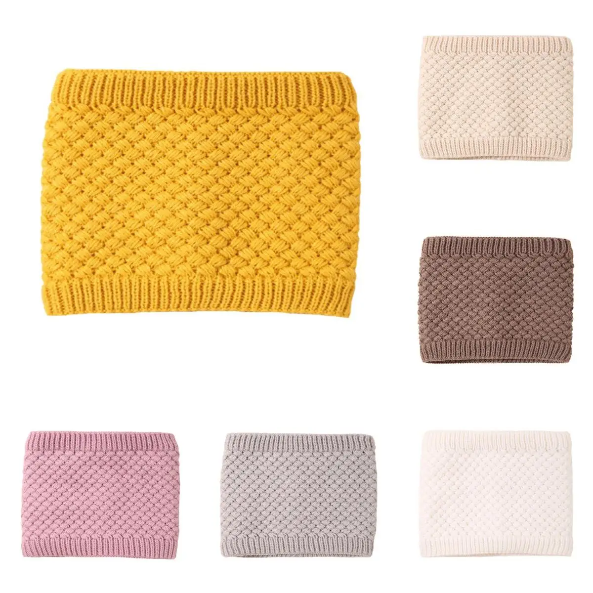 Детский Теплый шейный шарф с флисовой подкладкой для холодной погоды