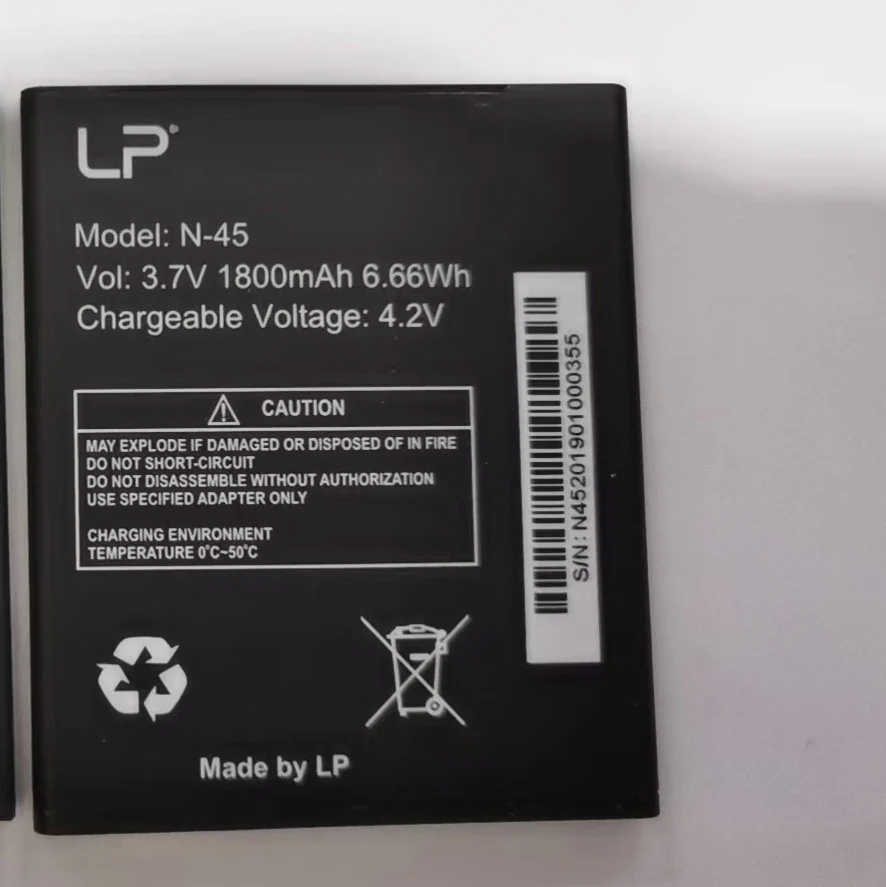 

3.7V Brand new high quality 1800mAh LP N-45 mobile phone replacement battery