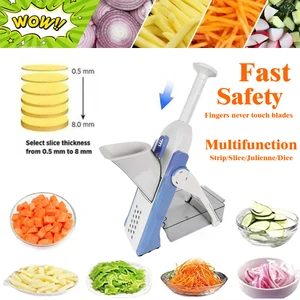 multifunctional high performance slicer kitchen gadgets vegetable cutting and chopping safe salad potato cooking grater mandolin free global shipping