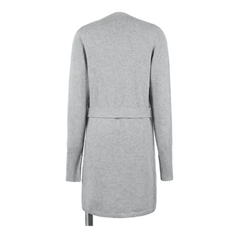 

Свитер, куртка, ребристые манжеты, нескользящий утолщенный Простой повседневный однотонный вязаный кофта, кардиган, кардиган, женская трик...