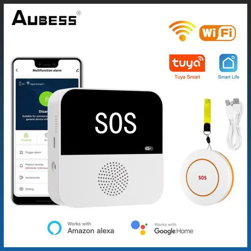 

Sos Button Sos Medical Alert System Wireless Wifi Old People Wireless Elderly Panic Alarm System Watch Call Senior 433mhz Sos