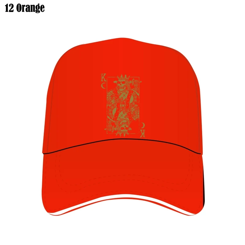 

Винтажные шляпы с черепом и карточкой для покера «Король самоубийц», 2022, уникальные мужские сетчатые кепки, летняя кепка для купюр