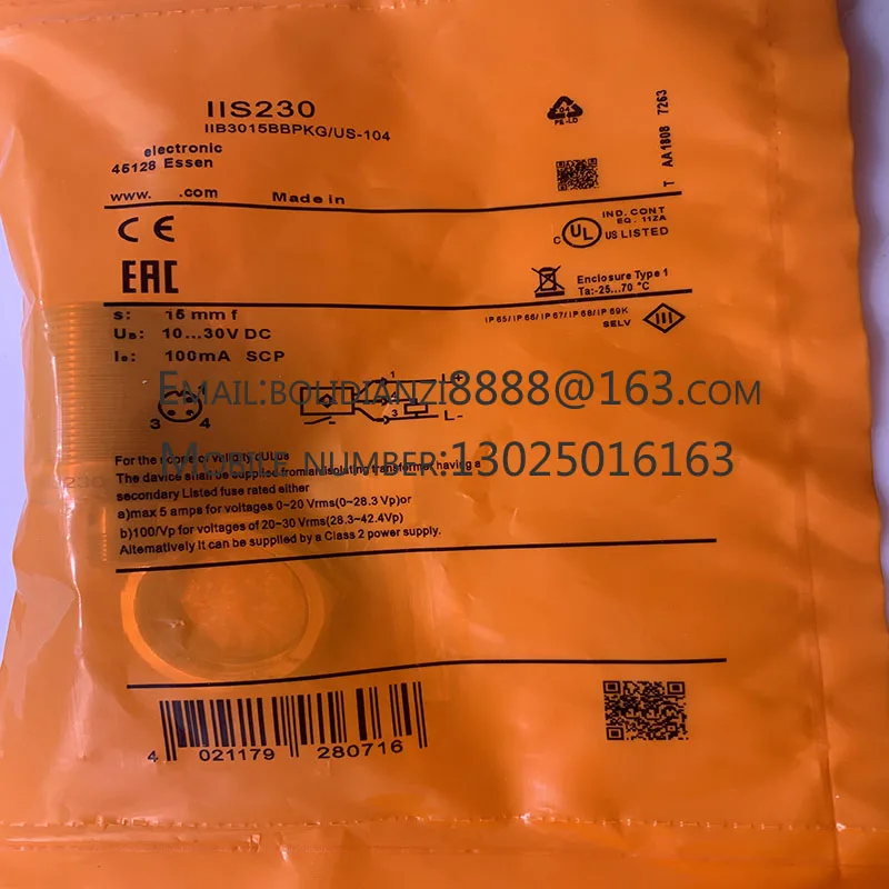 Новый датчик приближения IIS227 IIS228 IIS229 IIS230 IIS231