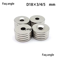powerful magnet d18x345mm with hole aimant strong square ndfeb rare earth magneet permanent round neodymium magnetic magnet
