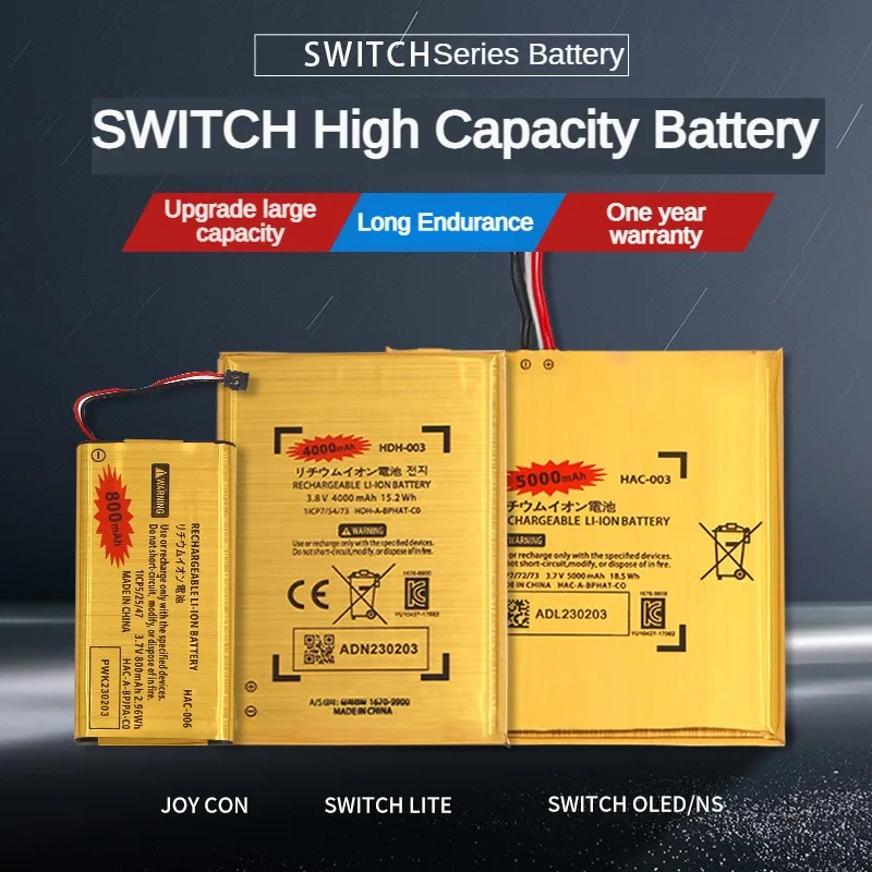 

Suitable for Nintendo Switch Battery Controller High-capacity Oled Host Built-in LiteHAC-003 Lithium Battery