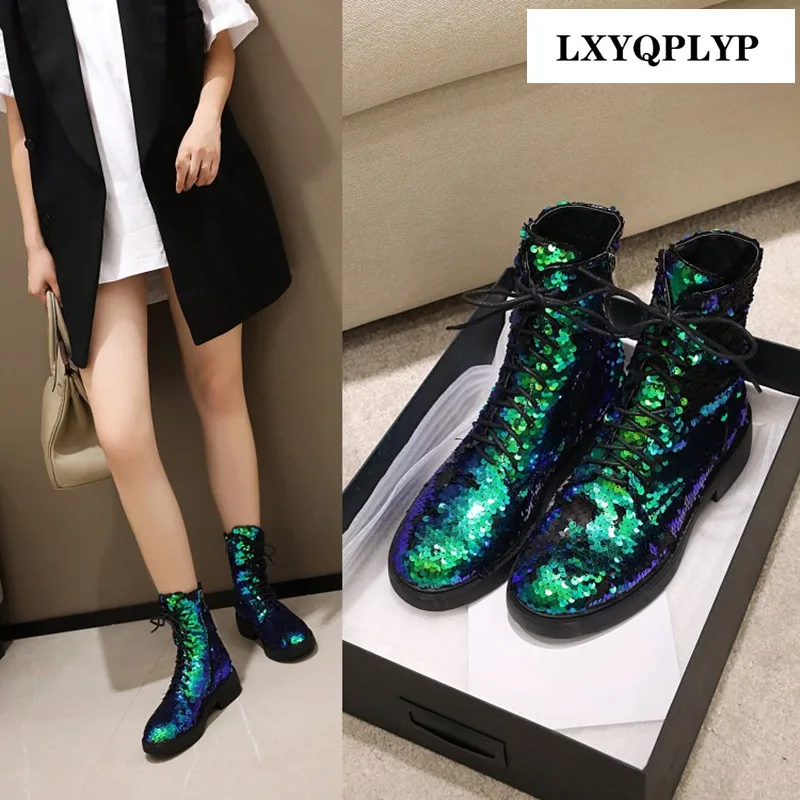 

Сапоги на толстом каблуке женские, уличные, разноцветные