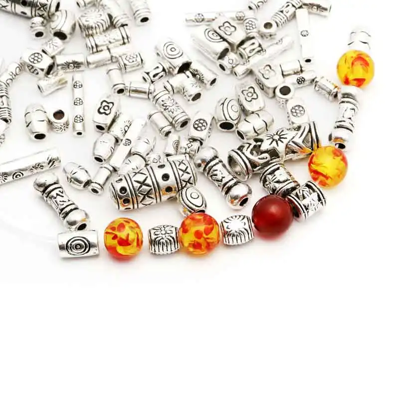 Бусины-подвески для рукоделия браслетов 100 шт. металлический разделитель бусин |