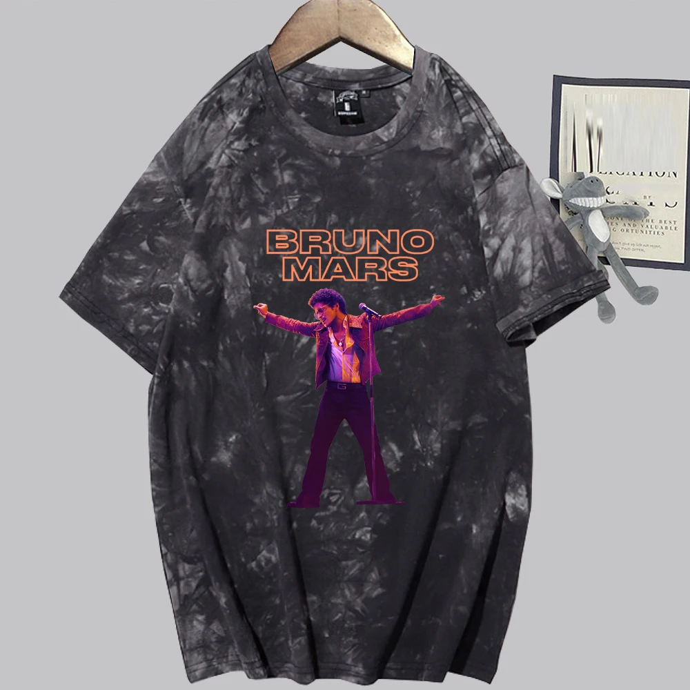 Рубашки Bruno Mars World Tour коллекция 2024 года рубашки с принтом в стиле унисекс