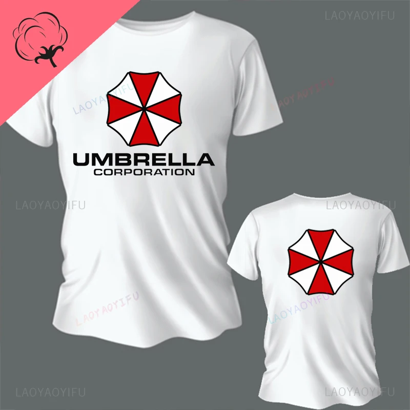 Классическая Модная хлопковая Футболка с принтом U-образным вырезом и коротким