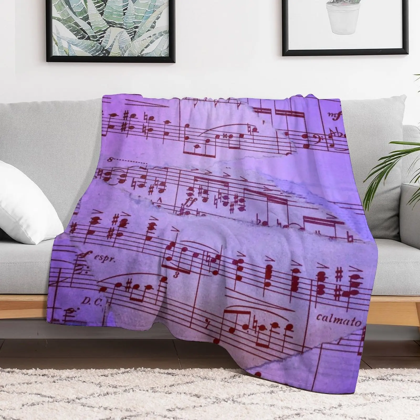 Синий лист музыка на бумаге плед-мачете диван-кровать термобелье для путешествий