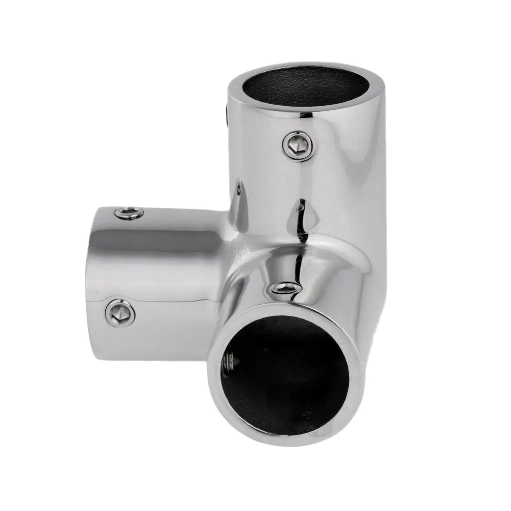 

Stainless Steel Marine Boat Hand Rail Fitting Corner Fits 1" Tube/