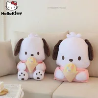 Kawaii Sanrio Pochacco Plush Toy Doll Cute Cartoon Puppy Tissue Box Home Car Pillow Doll Decor Birthday Gift For Kids Girlfriend