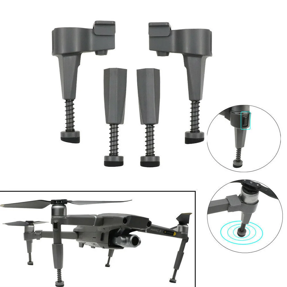 

4 Pcs/set Practical Shock Absorption Holder Easy Install Protective Toe Out Shaped Landing Gear Spring Stand MAVIC 2 Pro