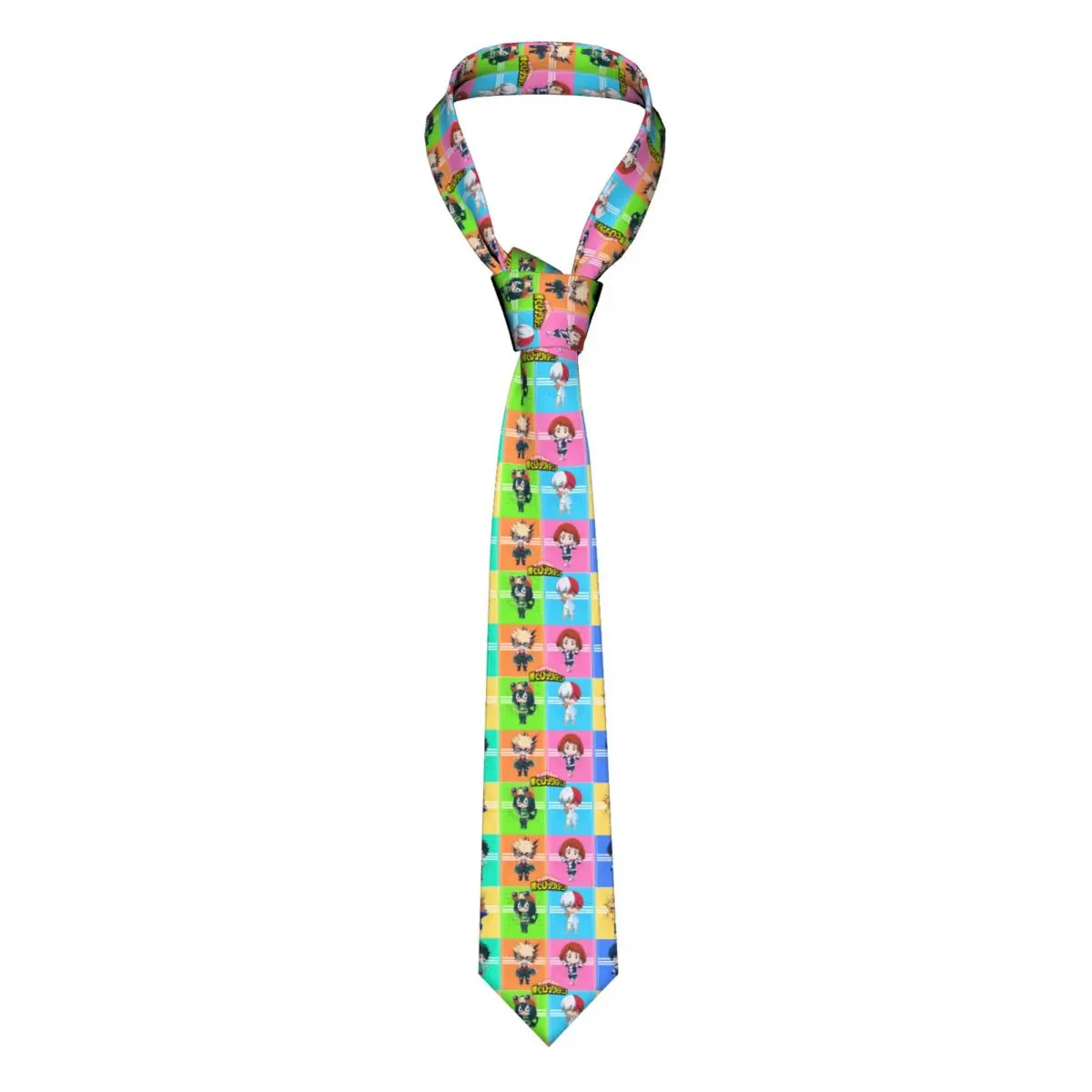 

My Hero Academia Anime Unisex Neckties Casual Polyester 8 cm Classic Neck Ties for Mens Accessories Gravatas Wedding Office