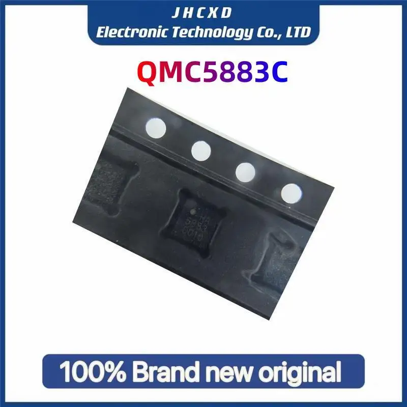 

Полностью новый оригинальный QMC5883L трафаретная печать посылка 883l упаковка LGA16 триосевой магнитный датчик чип 100% оригинальный и аутентичный