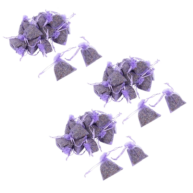 

Lavender Packaging 45 Packs, Natural Deodorant, Dried Floral Sachet, Highest Fragrance Lavender Fragrance Sachet