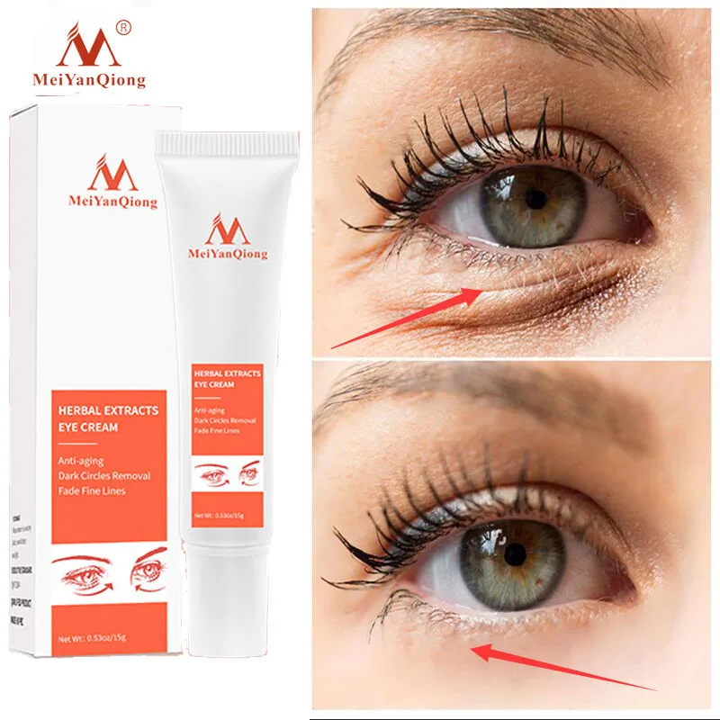 

Anti Dark Circle Eye Cream Collagen Peptide Eye Bags Removal Wrinkle Contour Massage Mask Moisturizing Serum Anti Aging Eye Lift