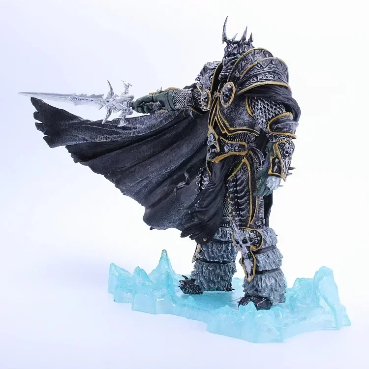 22 см игра WOW Персонаж DC7 Fall of the Lich King Arthas Menethil Фигурка Модель Статуя из ПВХ