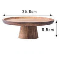 wooden plate food fruit dessert plates for home sushi cake stand wooden tray decoration wood dish tableware japanese style