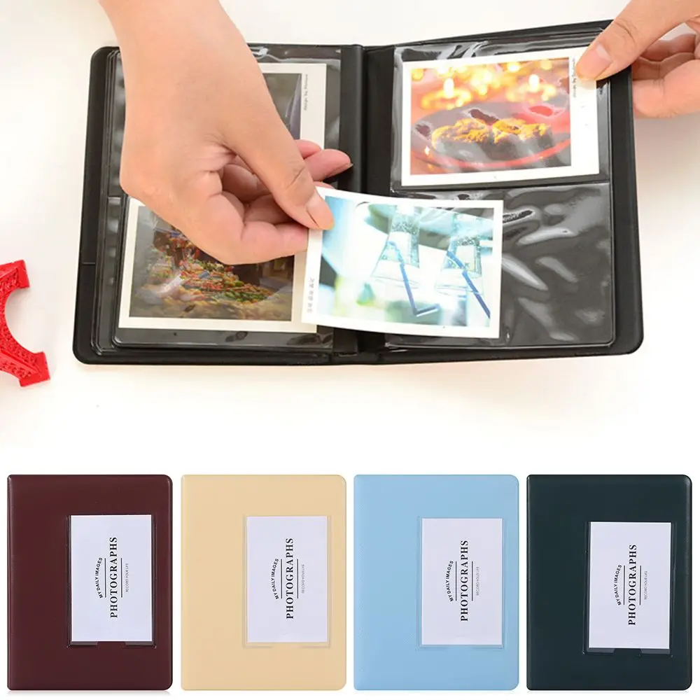 

Decor for Film Instax for Polaroid Can Replace Inner Picture Case 3 inch Photo Album Picture Storage Photocard Holder