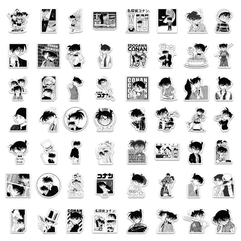 10/30/60 шт. черно-белые наклейки аниме персонаж дзюдзюцу кайсен Джоджо Бунго