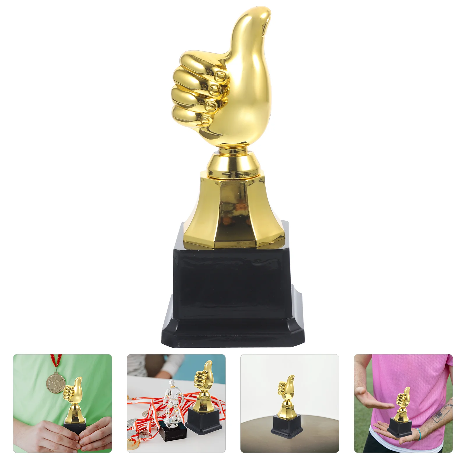 

Children's Trophy Kids Reward Toy Encouragement Awards Thumb Artificial Desktop Decor Model Game Soccer Medal