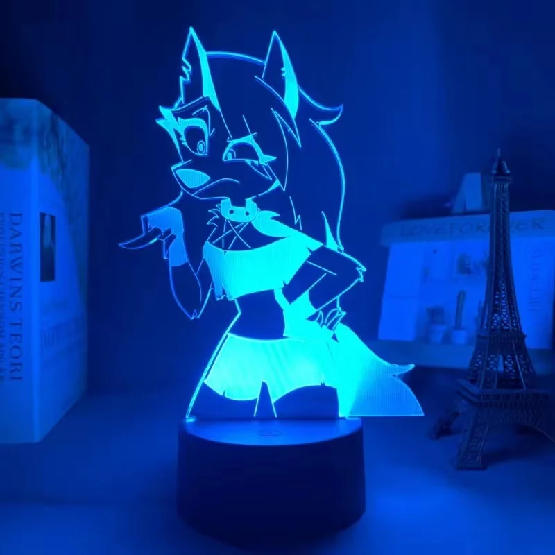 Светодиодный ночник в стиле аниме Helluvaing Stolas Loona ‌ s Boss акриловая подставка