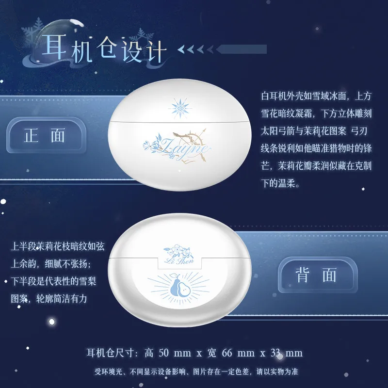 Фото Предзаказ: Bluetooth-наушники Love and Deepspace Zayne для косплея, мультяшные Bluetooth-наушники с креплением на ухо, подарок на Рождество №3