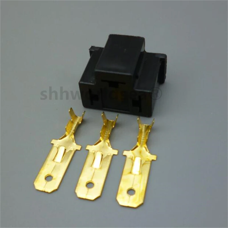 

Shhworldsea 2 комплекта 3 контакта H4 9004 керамический стандартный автомобильный разъем для Audi VW пластиковая фара