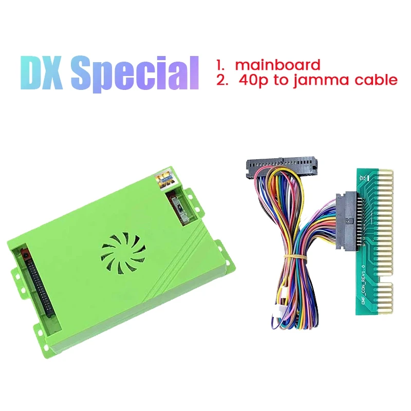 

Материнская плата для саги Box DX + адаптер Jamma 5000 в 1, игровая аркадная консоль Jamma для толкателя монет