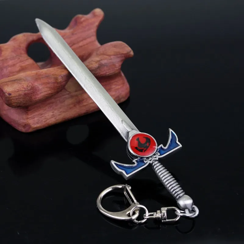 

Thundercats Weapon Sword Pendants Key Chain Metal Lion Mark Logo Keychains Key Rings Men Movie Jewelry Key Holder Chaveiro