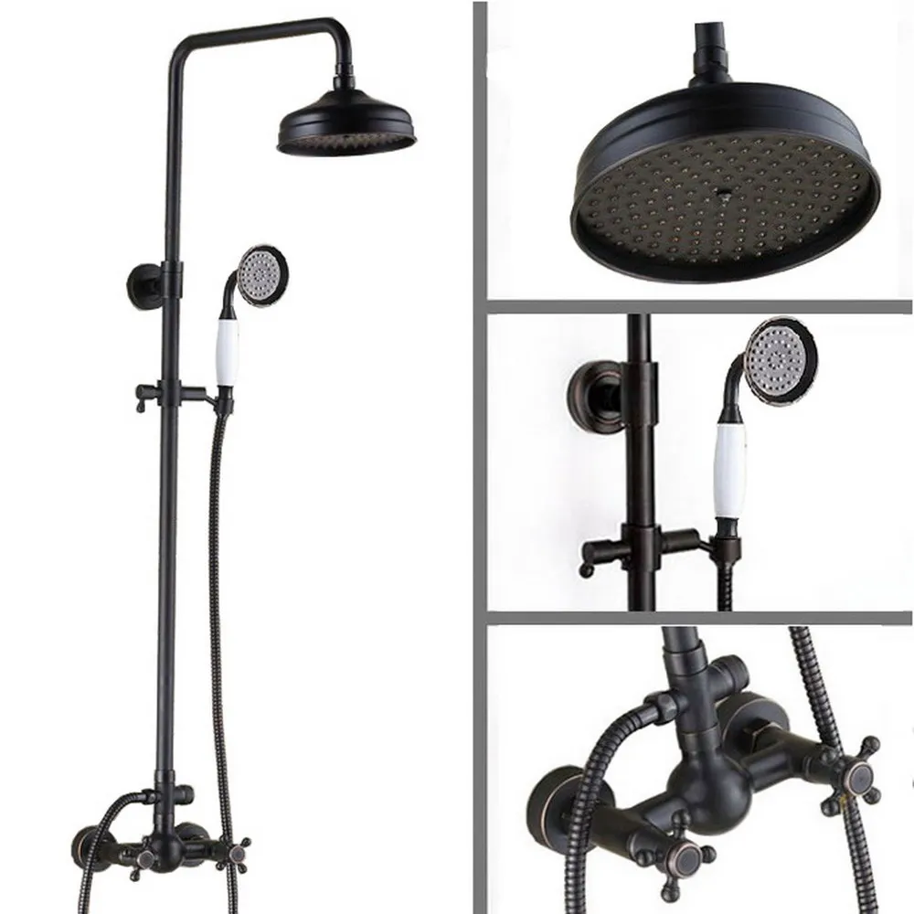 Душевая лейка с двойной ручкой и керамическим спреем 8 дюймов trs048