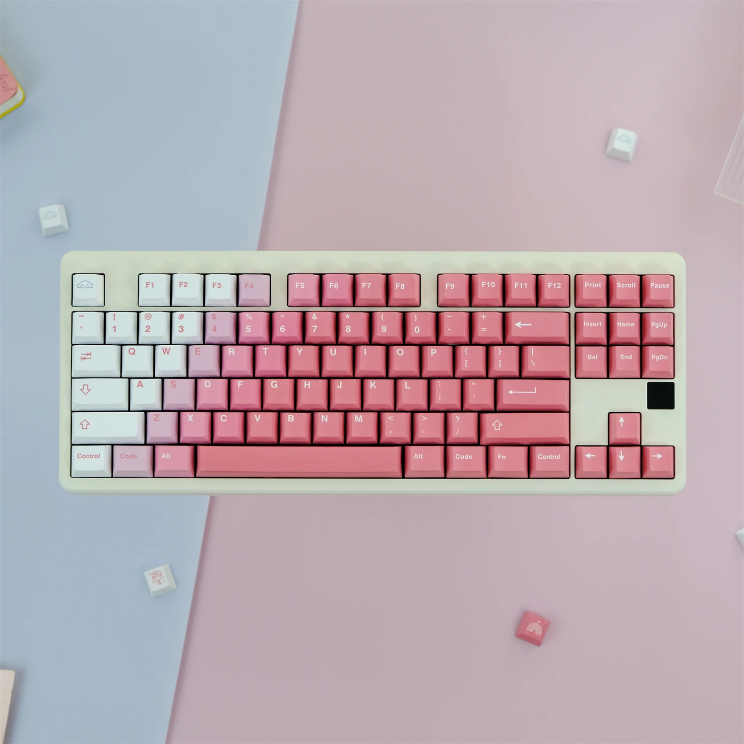 

ZHIY 129 Keys Gradient Powder Keycap PBT Cherry Profile Dye Sublimation Keycap For MX Switchs GMMK Pro Mechanical Keyboar