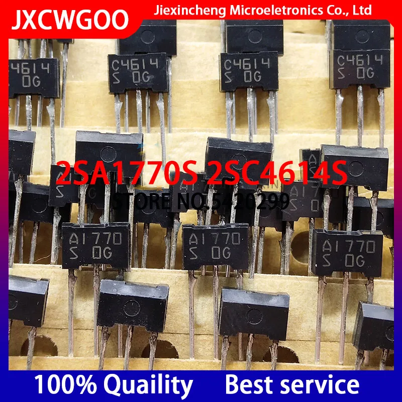 Новые оригинальные 2SA1770S 2SA1770 A1770 2SC4614S 2SC4614 C4614 TO92S, 10 шт. Новые оригинальные 2SA1770S 2SA1770 A1770 2SC4614S 2SC4614 C4614 TO92S, 10 шт.