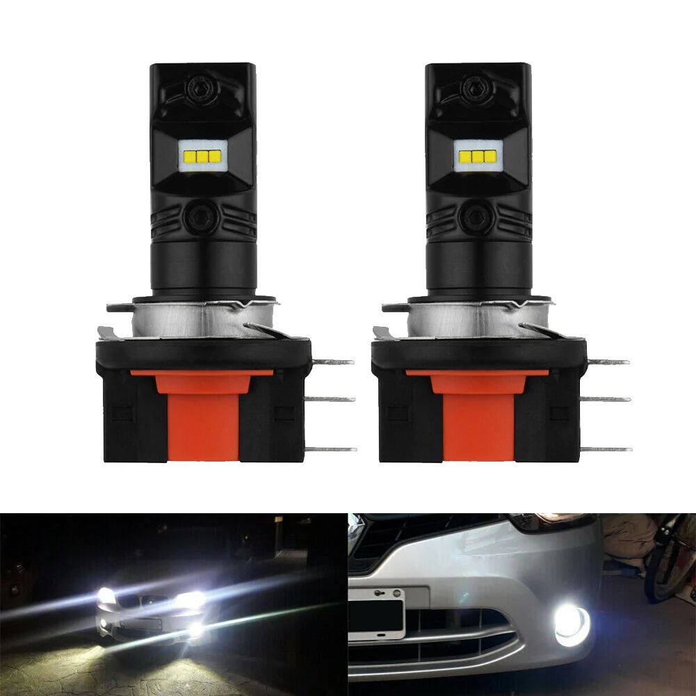 

2pcs H15 LED Headlight Bulb Canbus Error Free High Beam DRL CSP 120W LD2261 H15 LED Light Bulbs Car Accessories