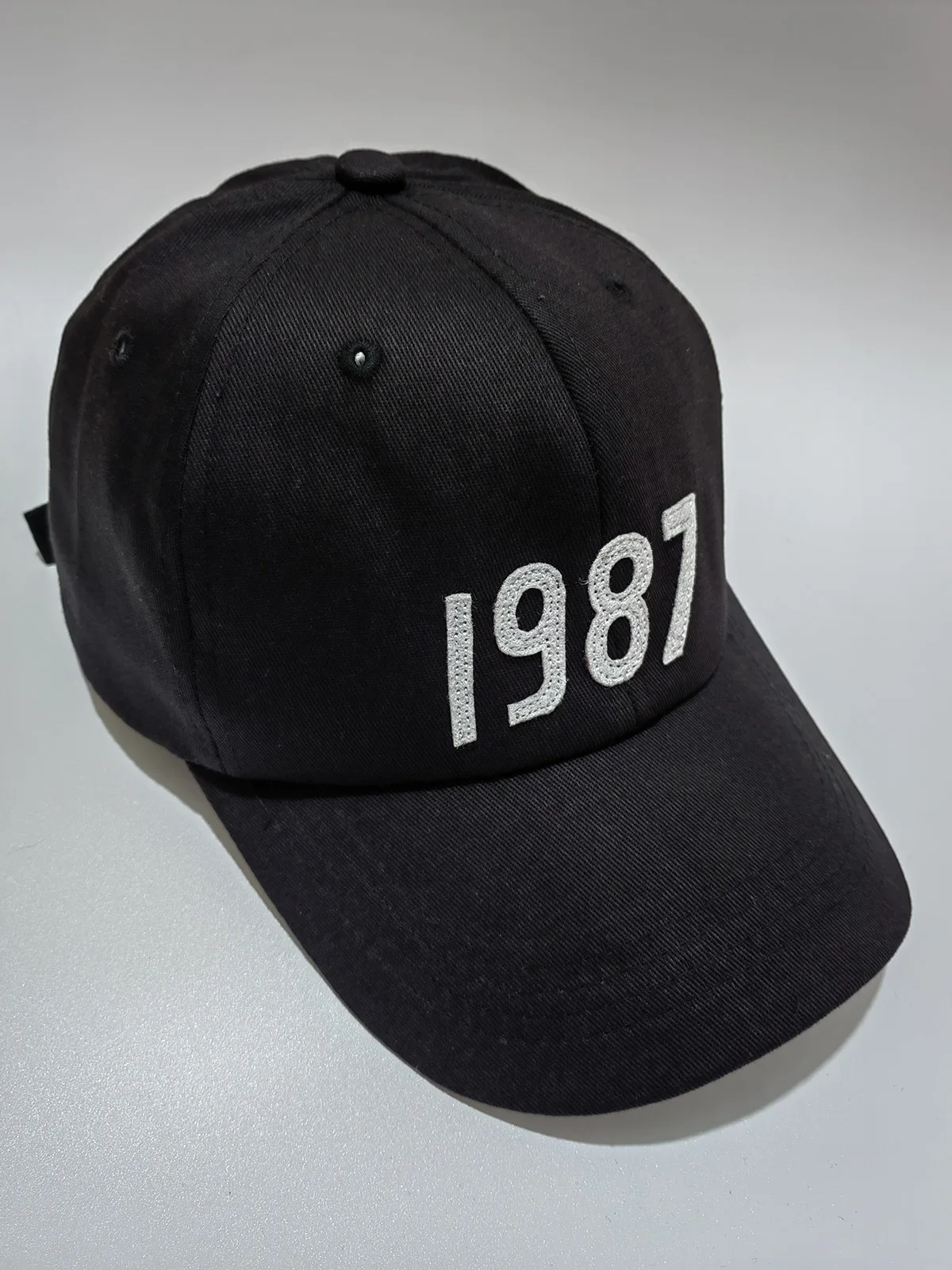 Fashion Baseball Cap For Men And Women Cotton 1987 Applique Casual Snapback Hat Spring Summer Simple Sun Visor Cap Unisex