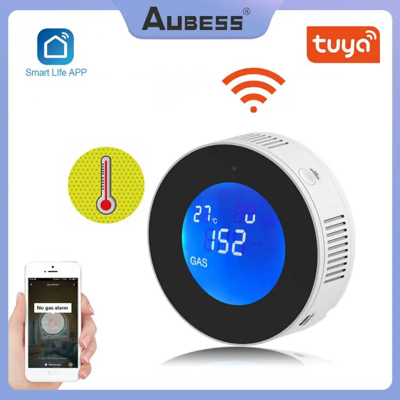 

Tuya Gas Detector Intelligent WiFi Wireless Gas Detector Natural Gas Combustible Gas Leakage Gas Sensor Combustible Gas Detector