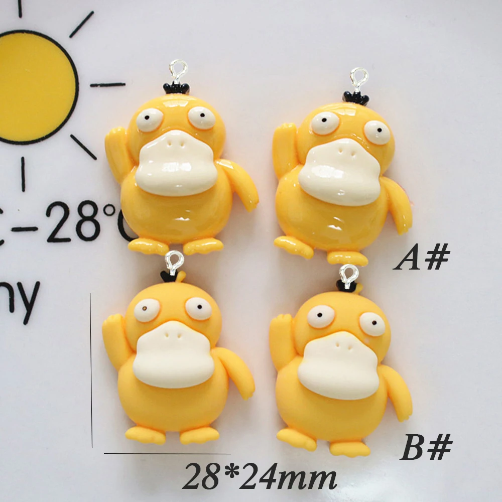 10 шт./партия серьги-подвески утка
