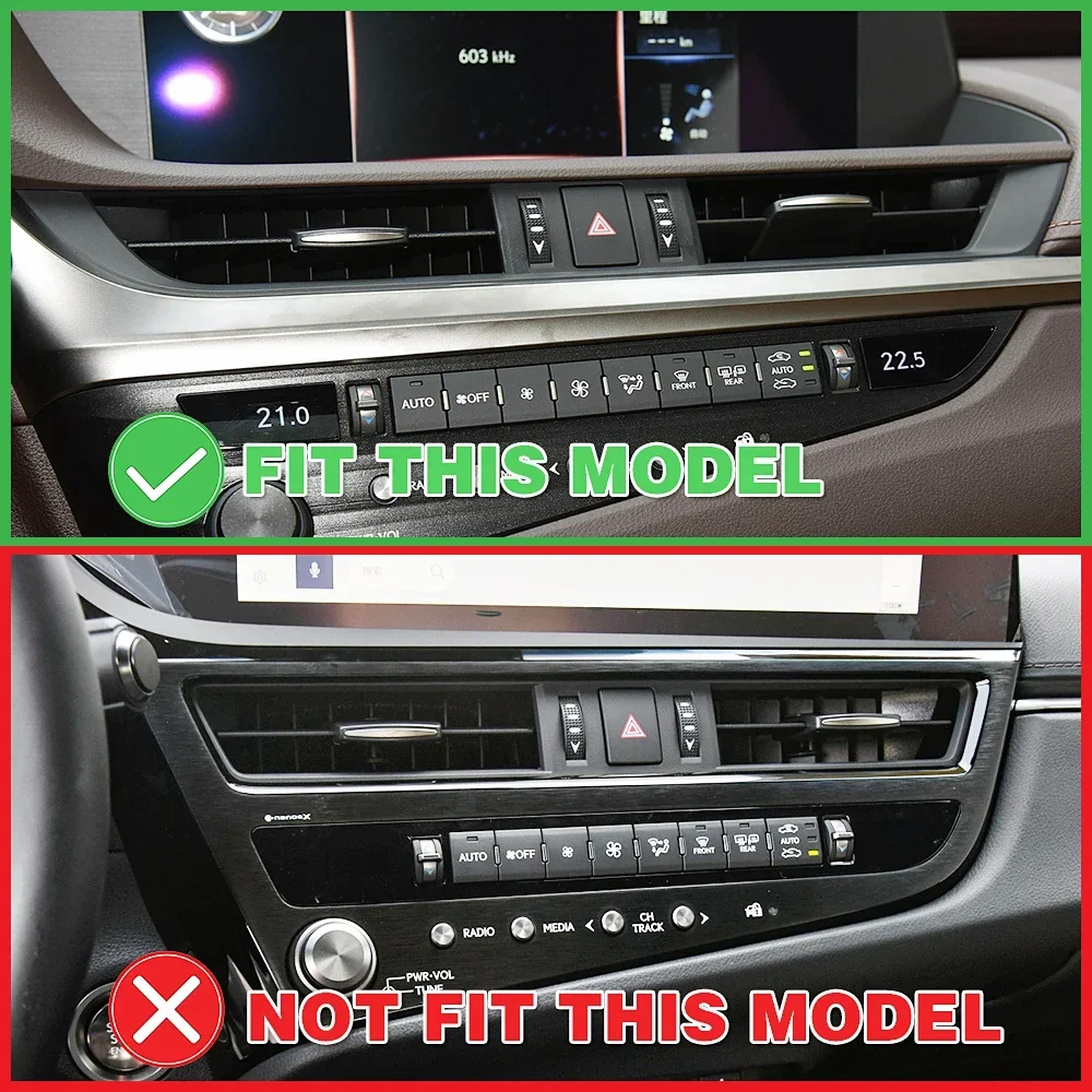 Для Lexus ES ES200 ES250 ES300 ES350 2018 2020 Автомобильная центральная консоль кондиционер