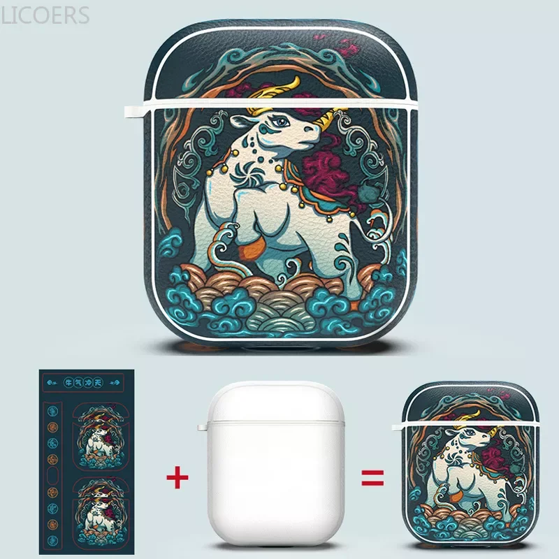 

Custom Cases for Airpods 3 2021 2 1 Pro Case DIY Photo Picture PU Leather 360 Full Print Bag Wireless Earphone Accessories Funda