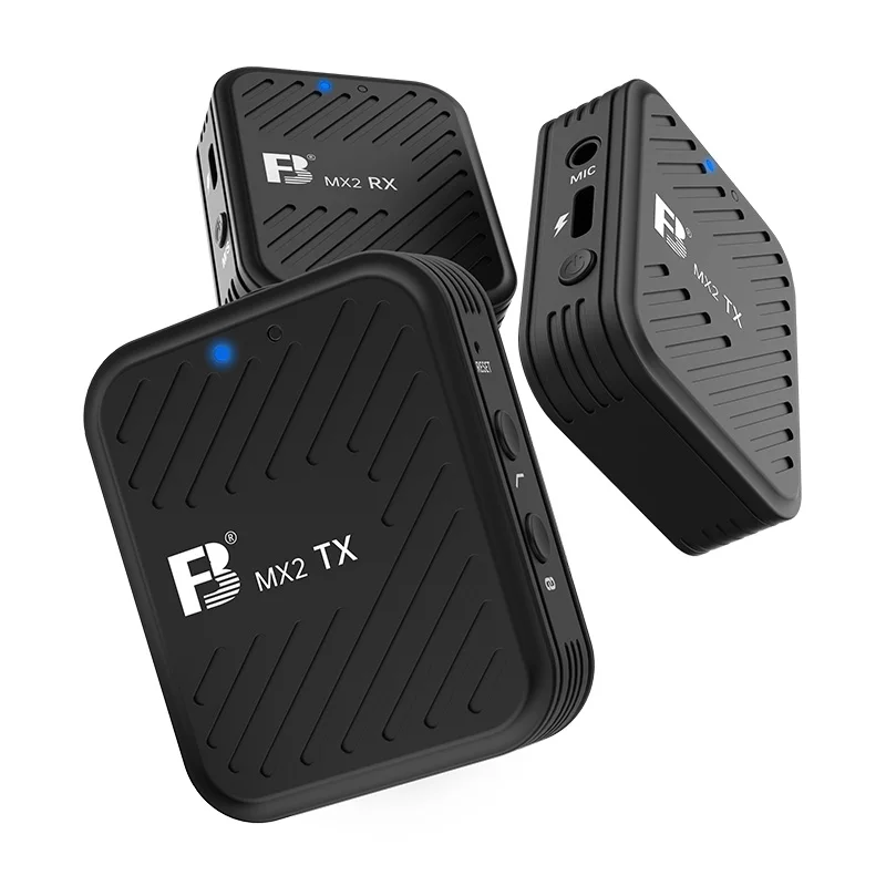 

FB-MX2 Портативный мини беспроводной петличный микрофон для камеры профессиональный микрофон для прямой трансляции