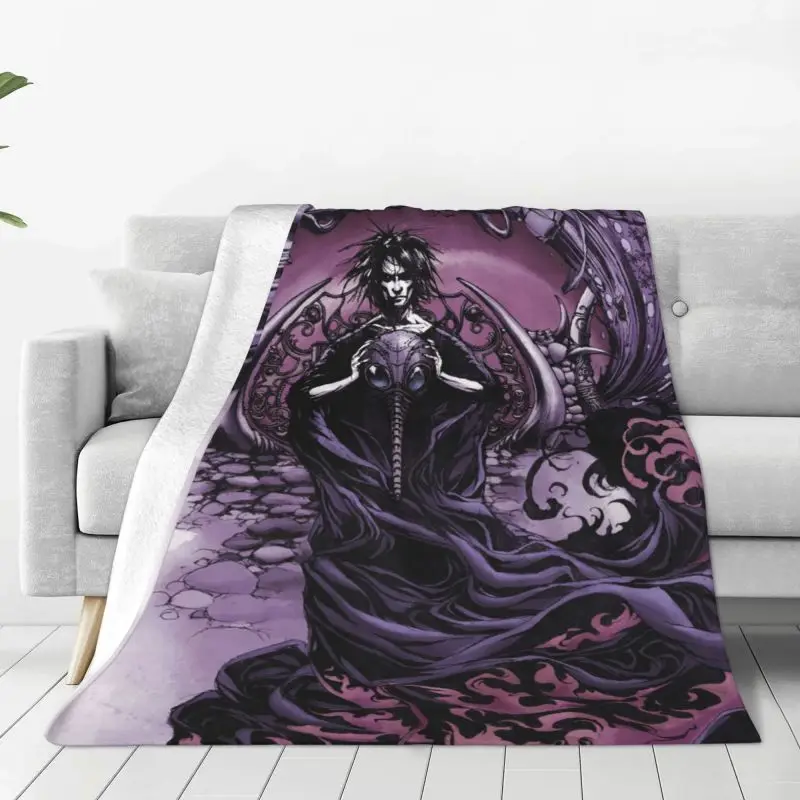 

Comic Book Sandmans Art Blanket Soft Fleece Spring Warm Flannel Throw Blankets for Sofa Home Bedroom Quilt